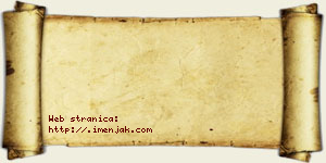 Milana Rakovac vizit kartica